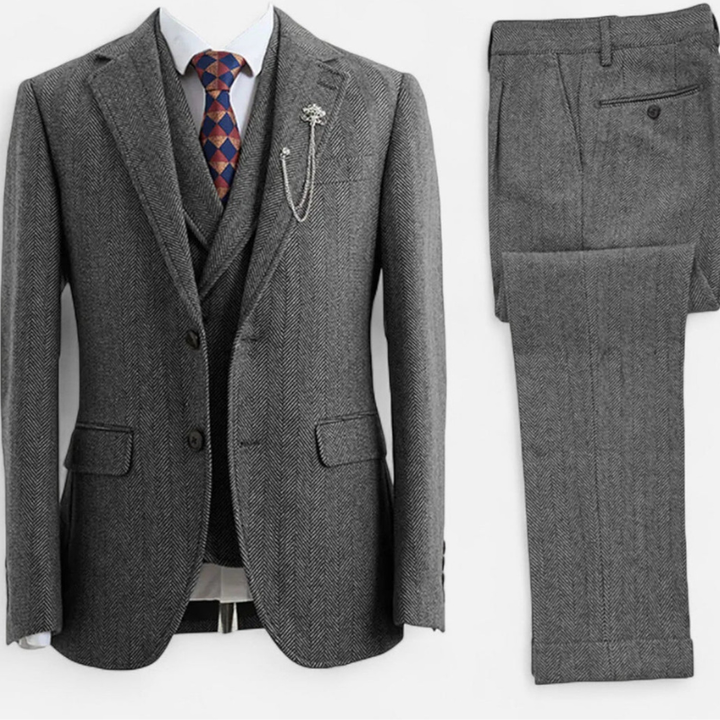 Heren Set | Elegant | Getailleerd Met Knopen | Lente