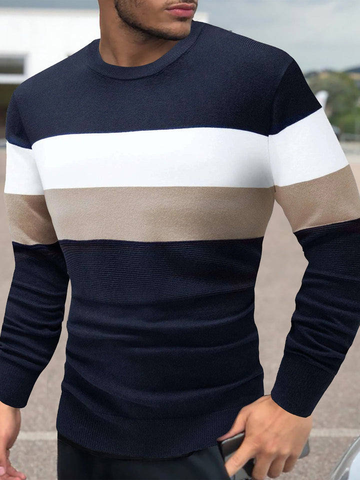 Truien Heren | Slim Fit | Gestreept Design | Gebreid