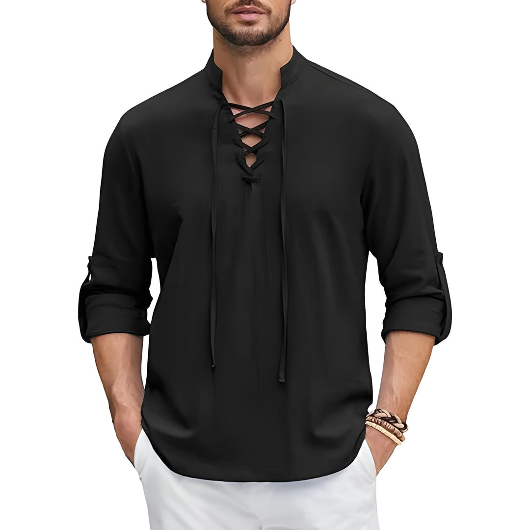 Heren Shirt | Straight Elegant | Vetersluiting | Zomer
