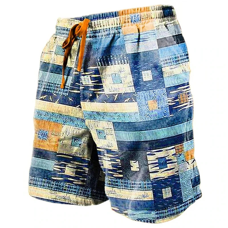 Heren Short | Retro | Trekkoord | Zomer