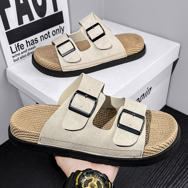 Heren Sandalen | Open Teen & Gesp | Ademend & Antislip | EVA Zool voor Strand & Water