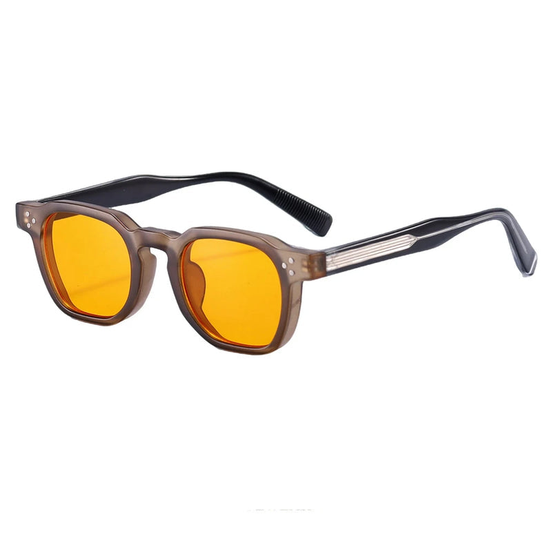 Heren Zonnebril | Modern Gestel | Trendy Blauw | Zomer