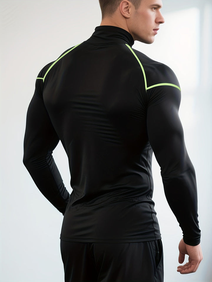 Heren Compressie Shirt | Slimfit | Lange Mouw | Zomer