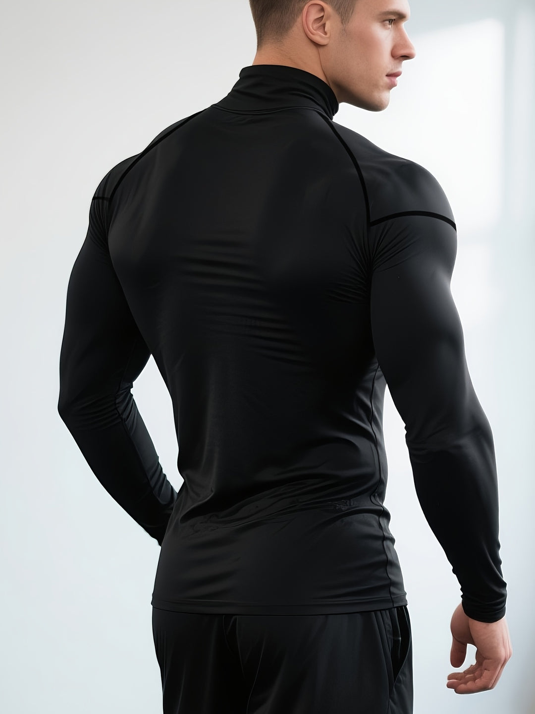 Heren Compressie Shirt | Slimfit | Lange Mouw | Zomer