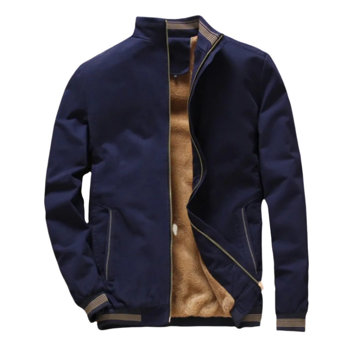 Stijlvolle winter fleece jas voor mannen met ultieme warmte en tijdloze elegantie | Xavi