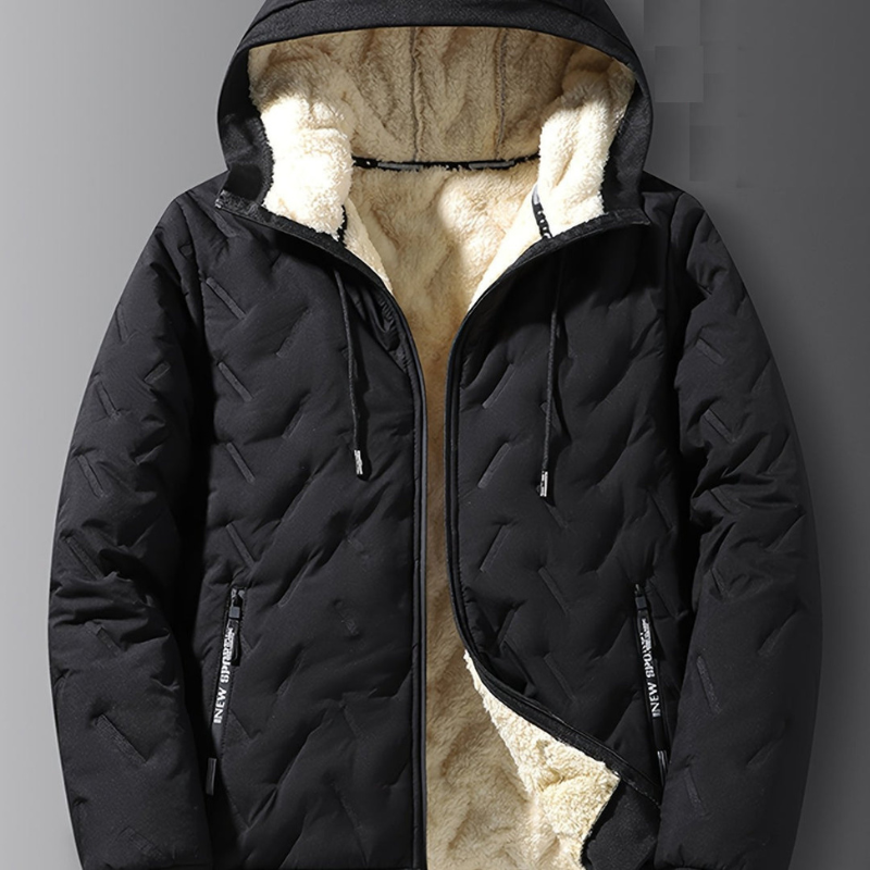 Winterjas Heren | Thermisch Gevoerd | Winddicht Met Capuchon | Loose Fit