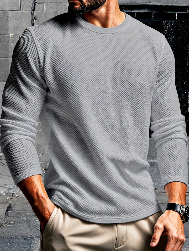 Heren Sweatshirt | Stijlvol & Comfortabel | Lange Mouwen & Ronde Hals | Herfst & Winter