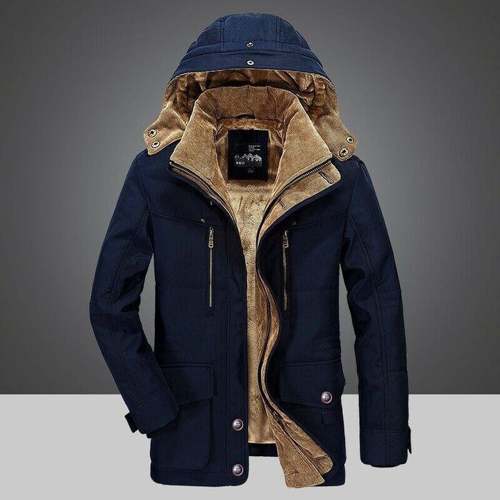 Winterjas Heren | Warme Outdoor Jas met Zakken