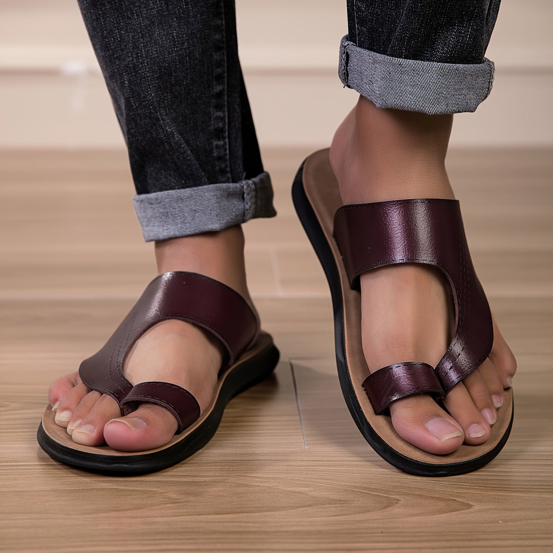 Heren Slippers | Antislip & Lichtgewicht | Comfortabele Dikke Zool | PU & Rubber