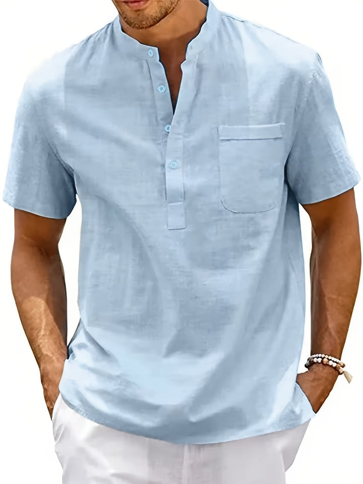 Heren Shirt | Elegant | Korte Mouw | Zomer