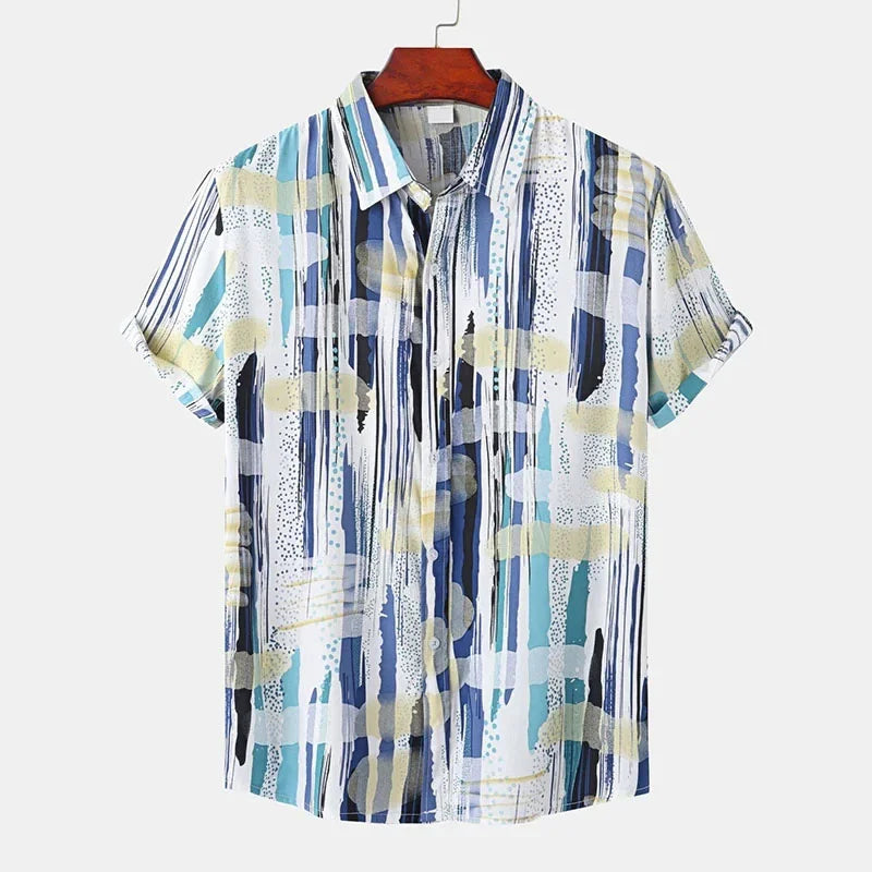 Heren Shirt | Retro | Met Knoopjes | Zomer