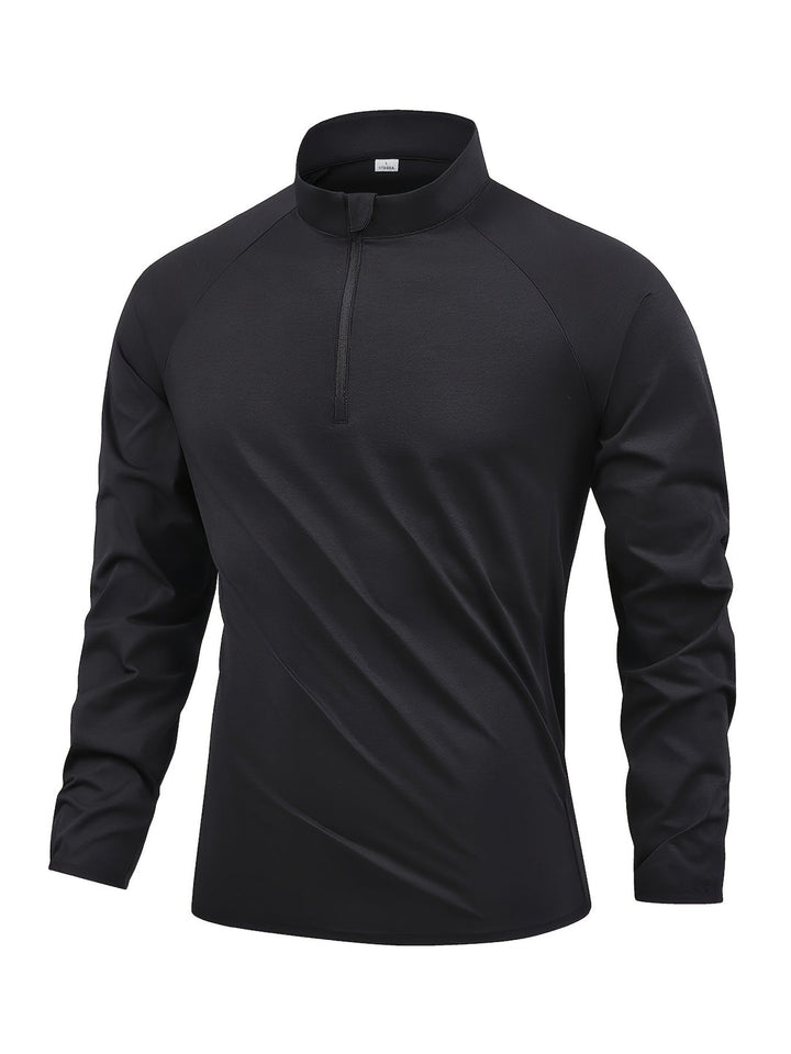 Heren Sportshirt | Lange Mouw | Quick-Dry & Moisture-Wicking | Color Block Design