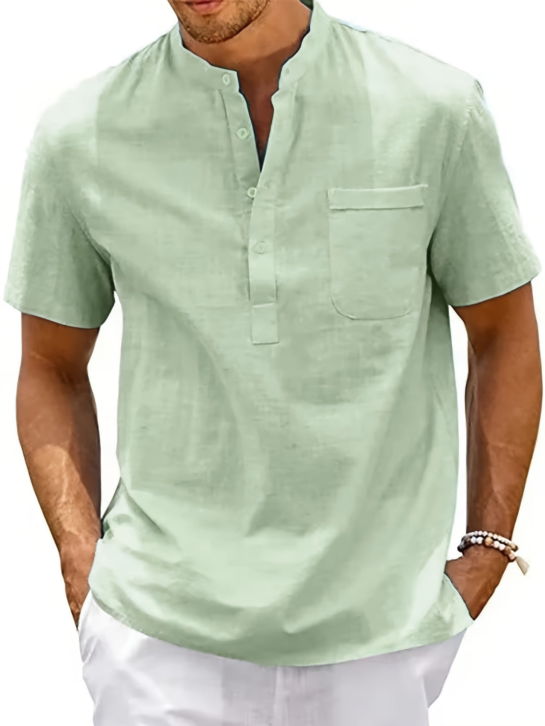 Heren Shirt | Elegant | Korte Mouw | Zomer