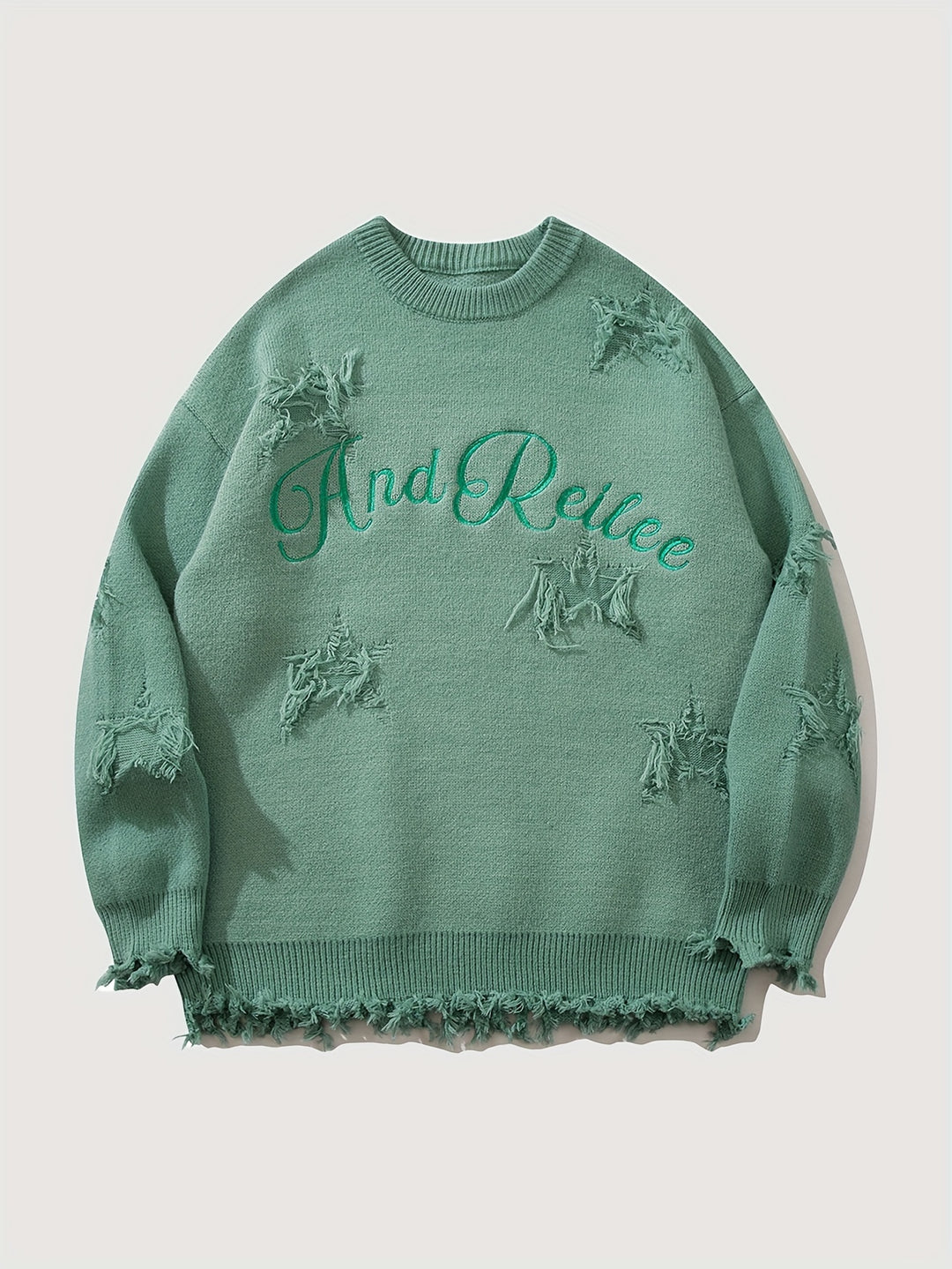 Heren Trui | Gebreid & Tekstprint | Warm & Comfortabel | Acryl | Herfst & Winter