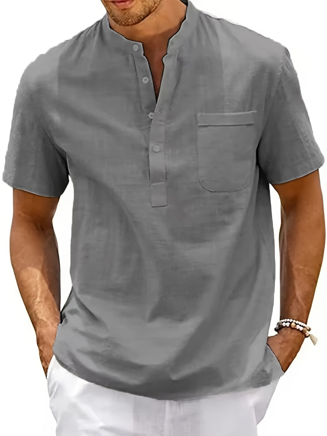 Heren Shirt | Elegant | Korte Mouw | Zomer