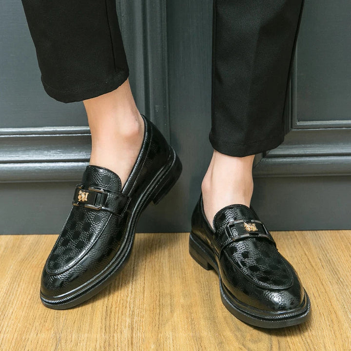 Heren Loafers | Dikke Zool | Goudleeuw Detail & Comfort | Vegan Leder