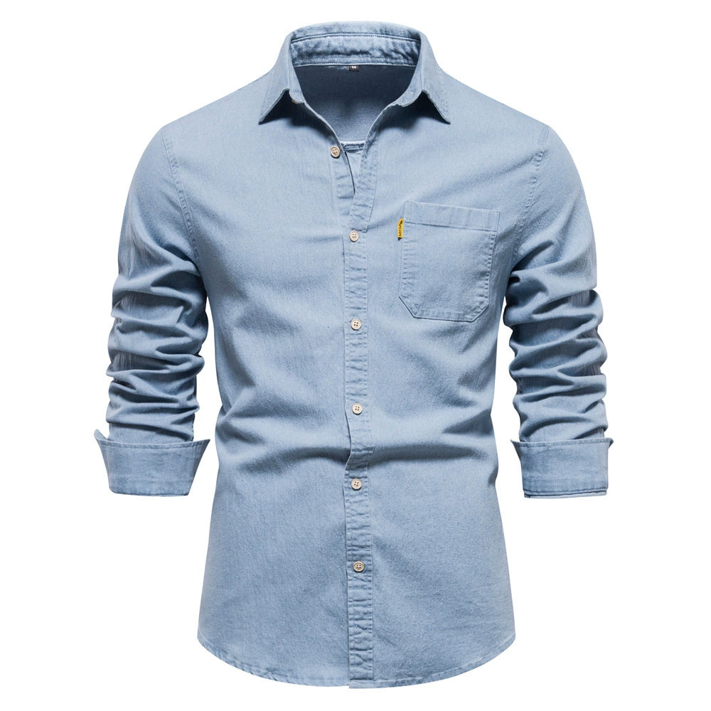 Heren Shirt | Slimfit | Lange Mouw |  Lange mouwen