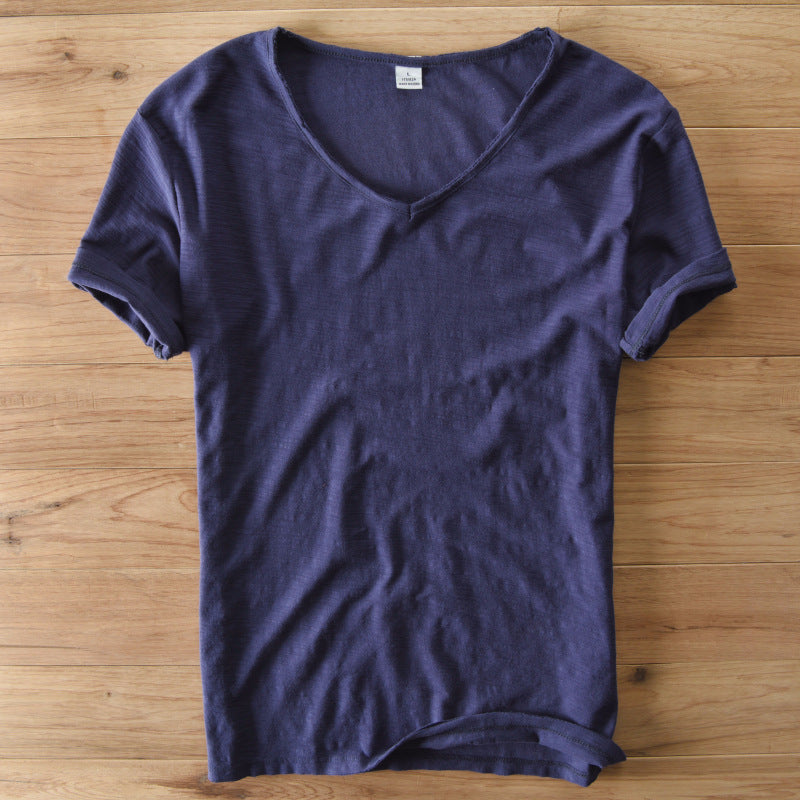 Heren T-shirt | Zacht & Verfijnd | Comfortabele Stof & Stijlvolle Halslijn | Voor Elke Dag