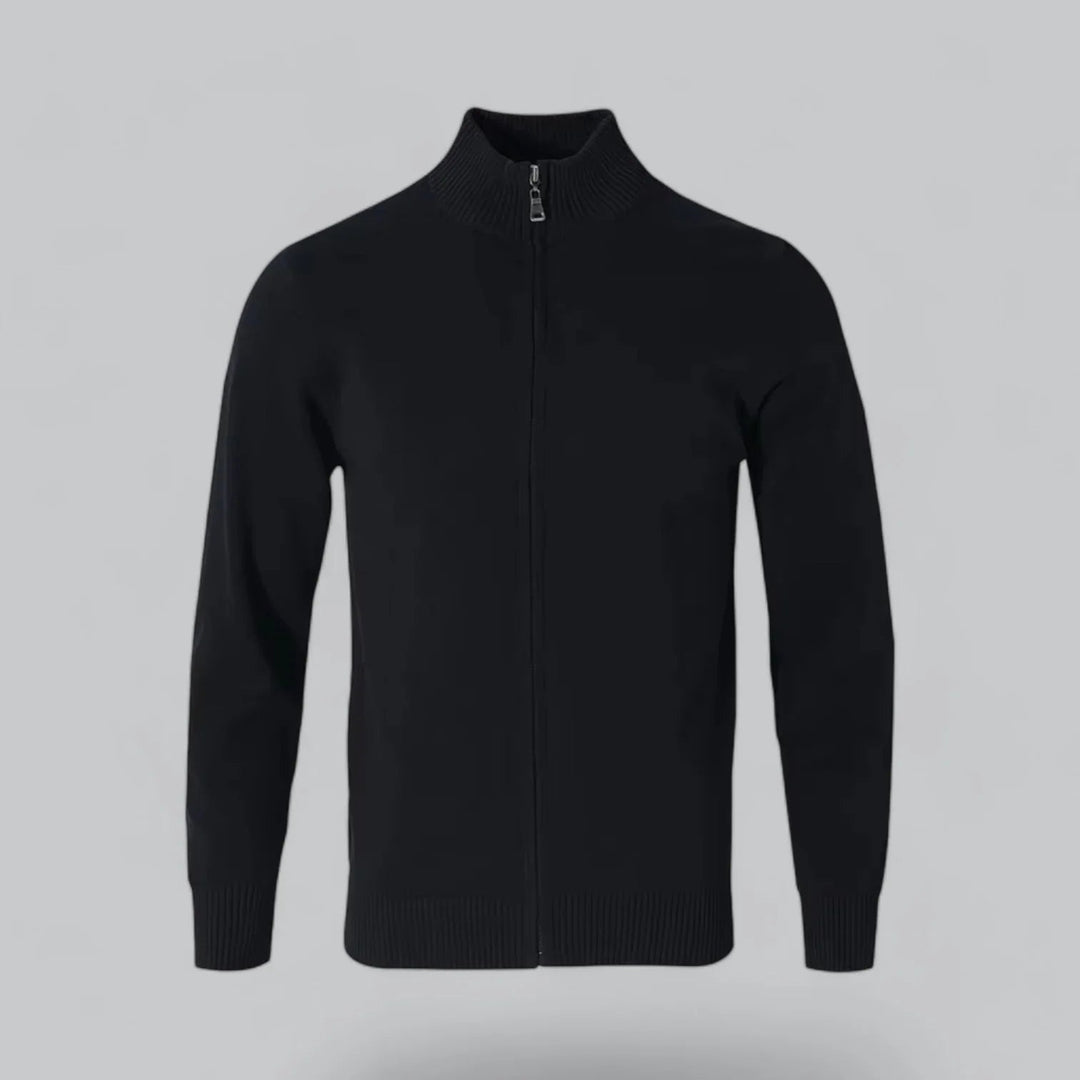 Klassieke trui met ritssluiting voor heren met tijdloze stijl en uitzonderlijke warmte | Fabian