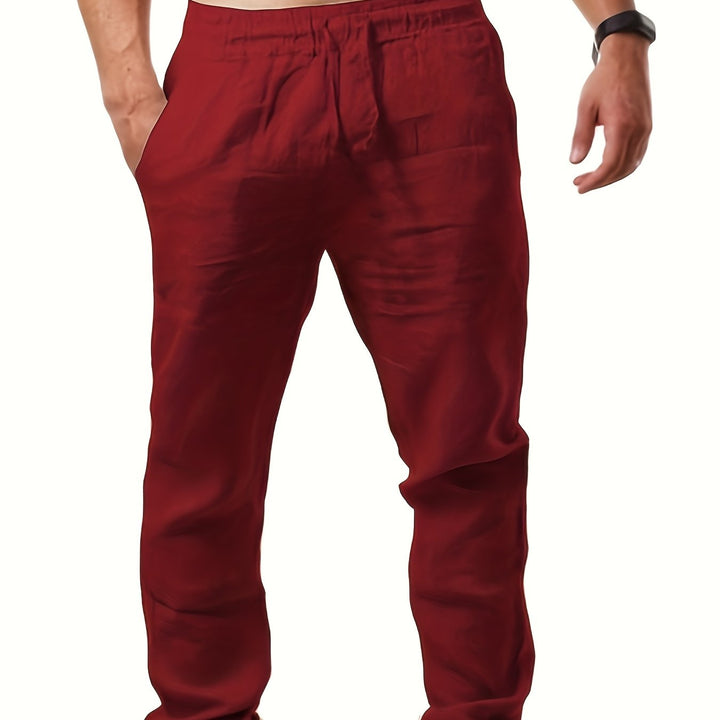 Heren Broek | Tapered | Trekkoord | Zomer