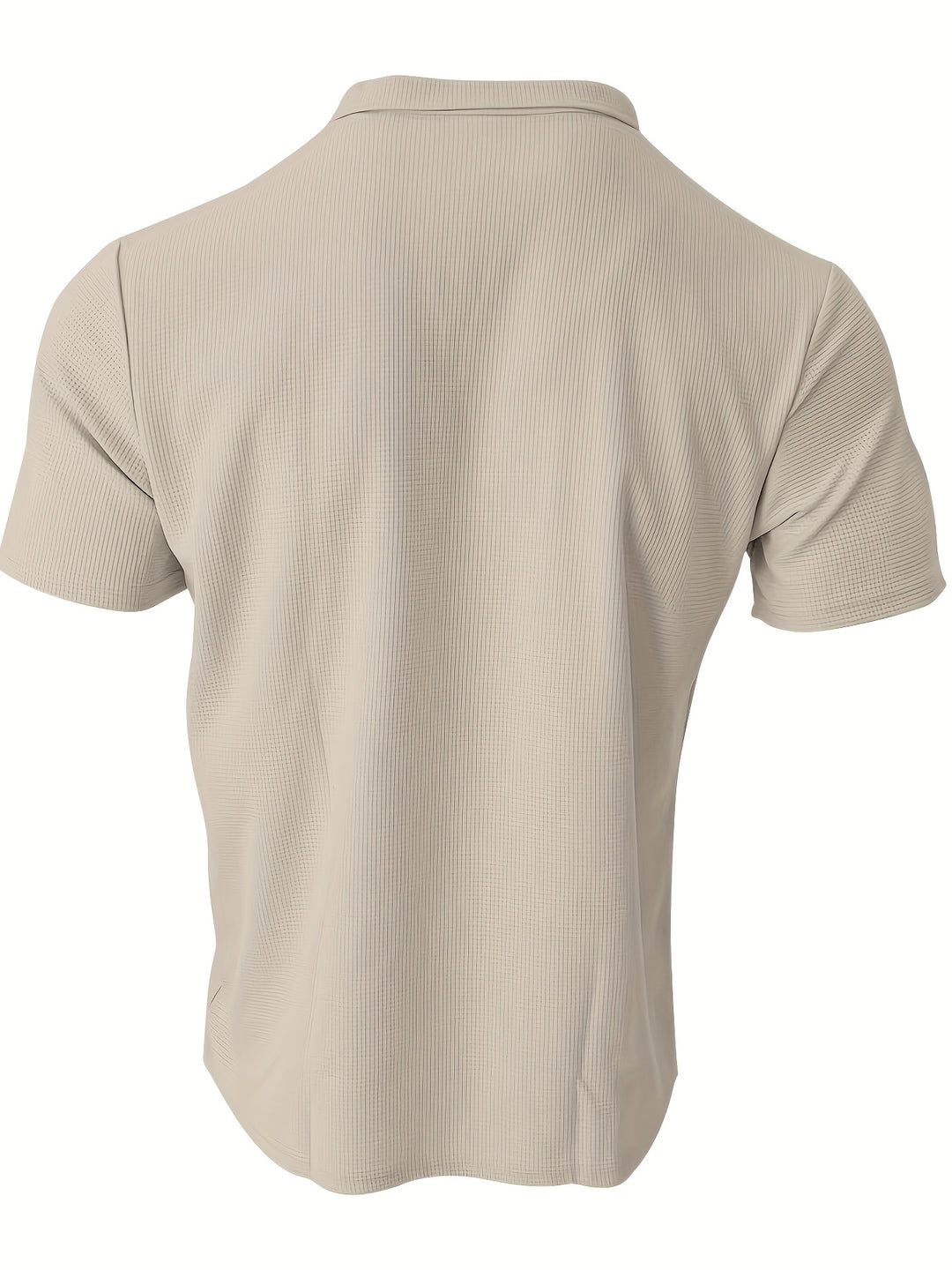 Heren Polo | Effen Kleur & Grid Textuur | Comfortabele Kraag | Ademend & Casual