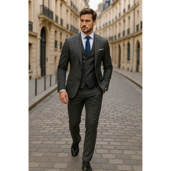Jassen Heren | Slim Fit 3-Delige Set | Elegante Herenoutfit
