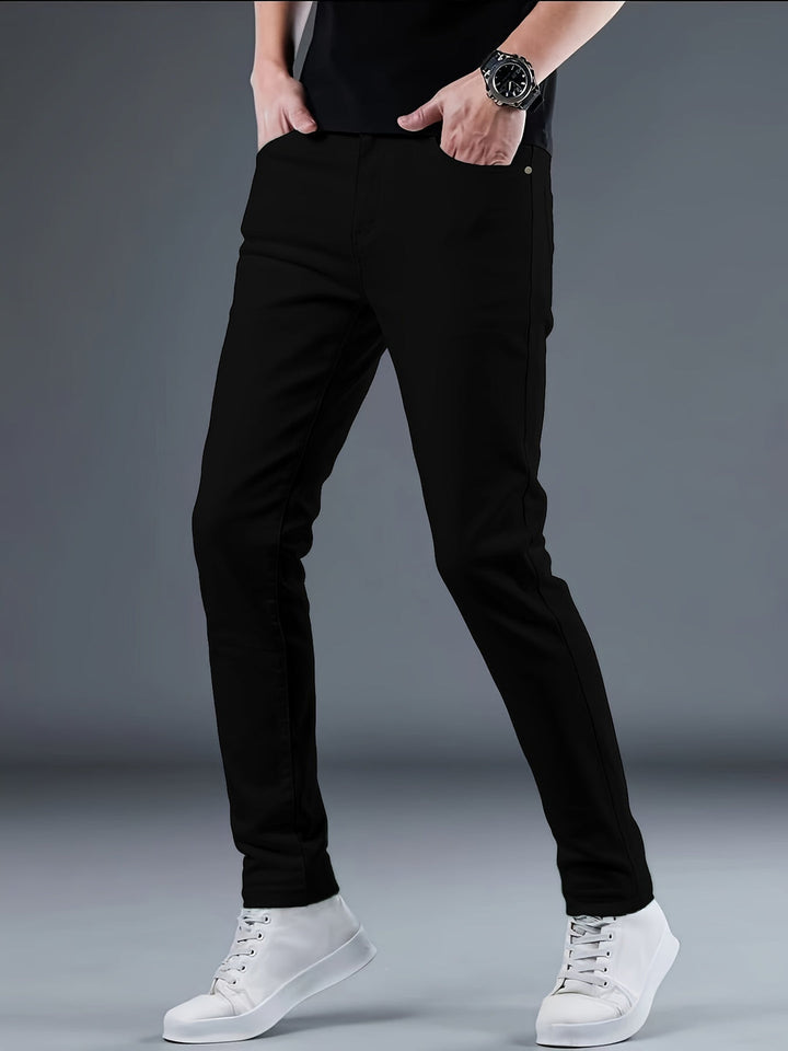 Heren Broek | Skinny Fit | Mid-Waist & Stretch | Casual & Zakelijk