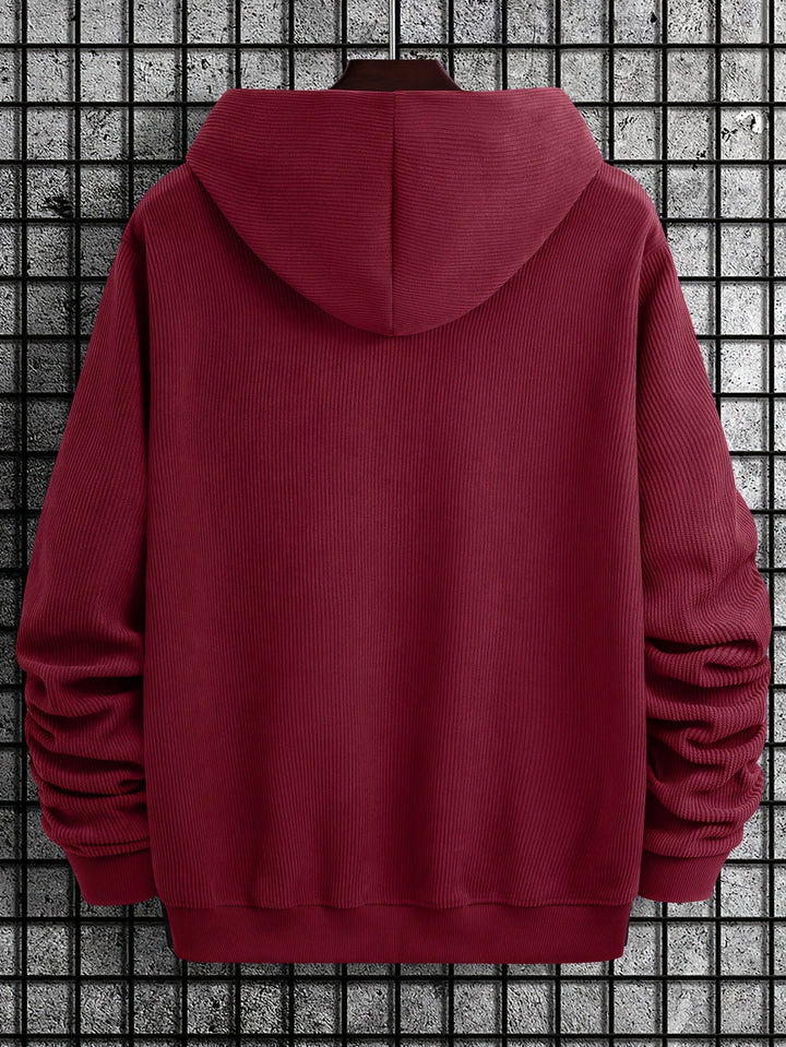 Heren Hoodie | Zacht & Warm | Losse Pasvorm | Herfst/Winter