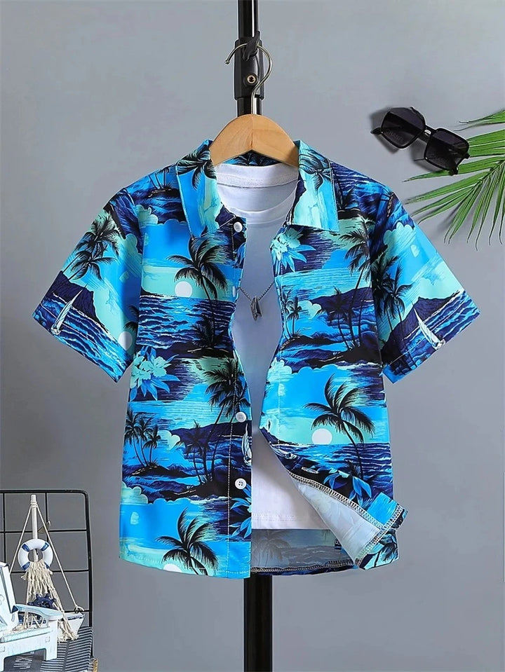 Heren Shirt | Blommig | Kortmouw | Zomer