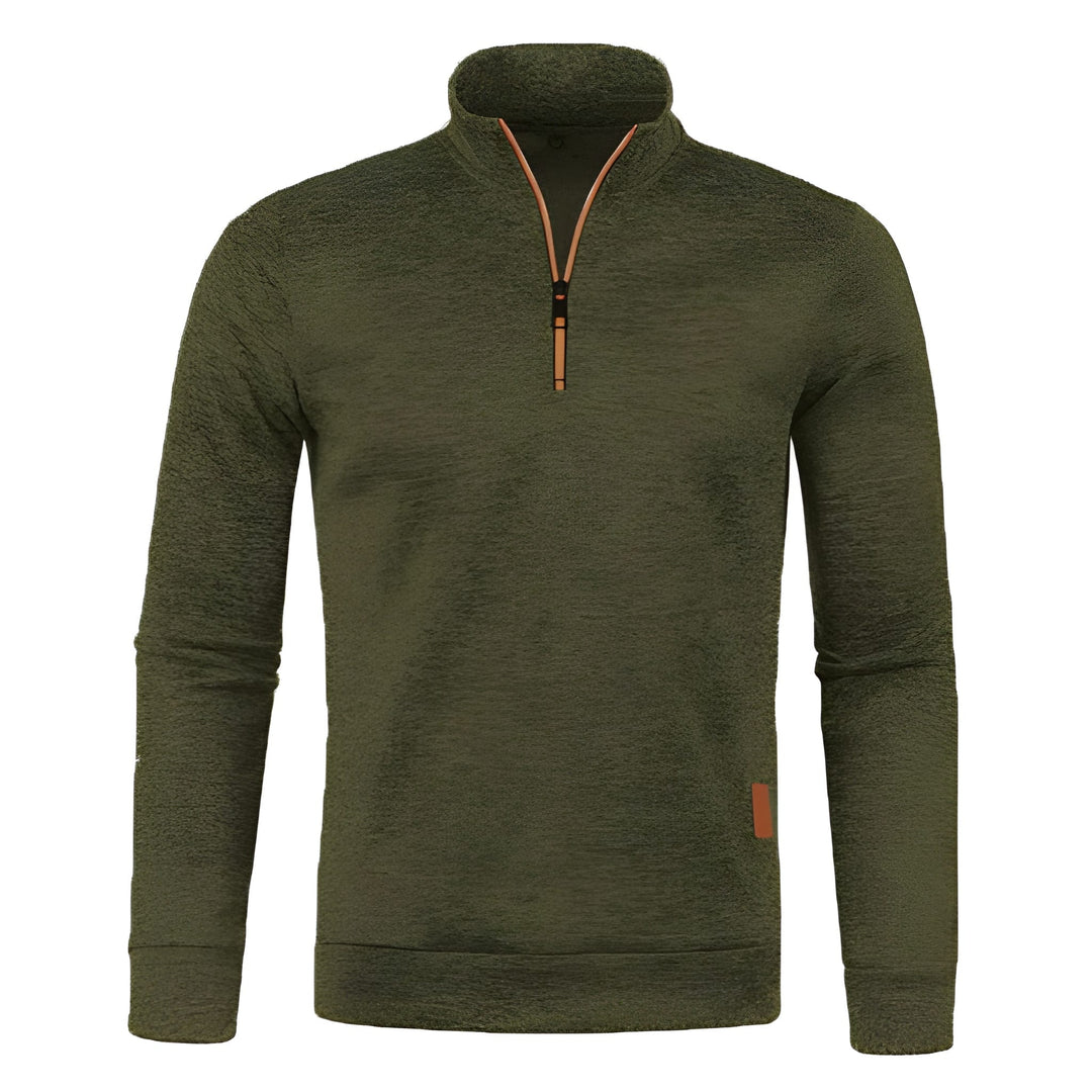 Truien Heren | Stijlvolle Coltrui Heren met Half Zip | Warme Wintertrui