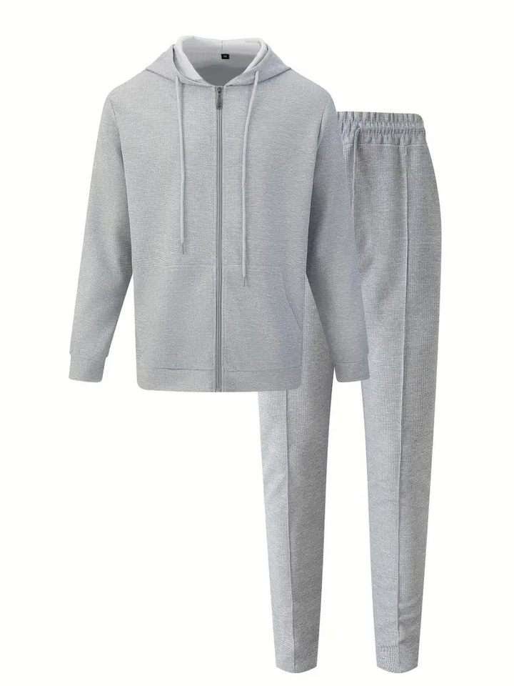 Heren Set | Stijlvol & Comfortabel | Trui met Capuchon & Broek | Moderne Elegantie