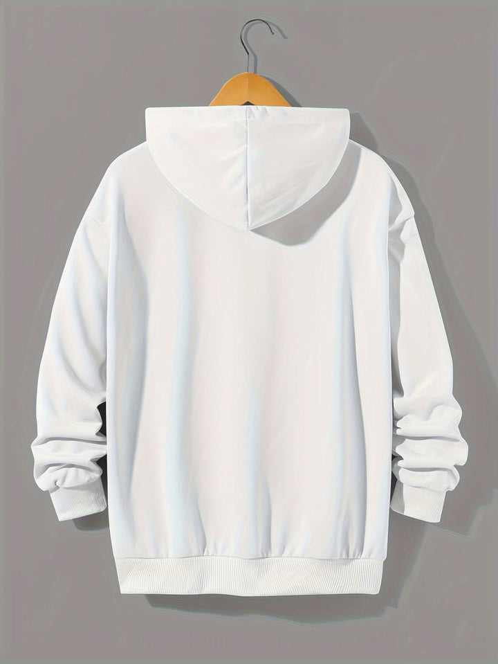 Heren Hoodie | Oversized & Comfortabel | Trekkoord & Lange Mouwen | Effen Kleur