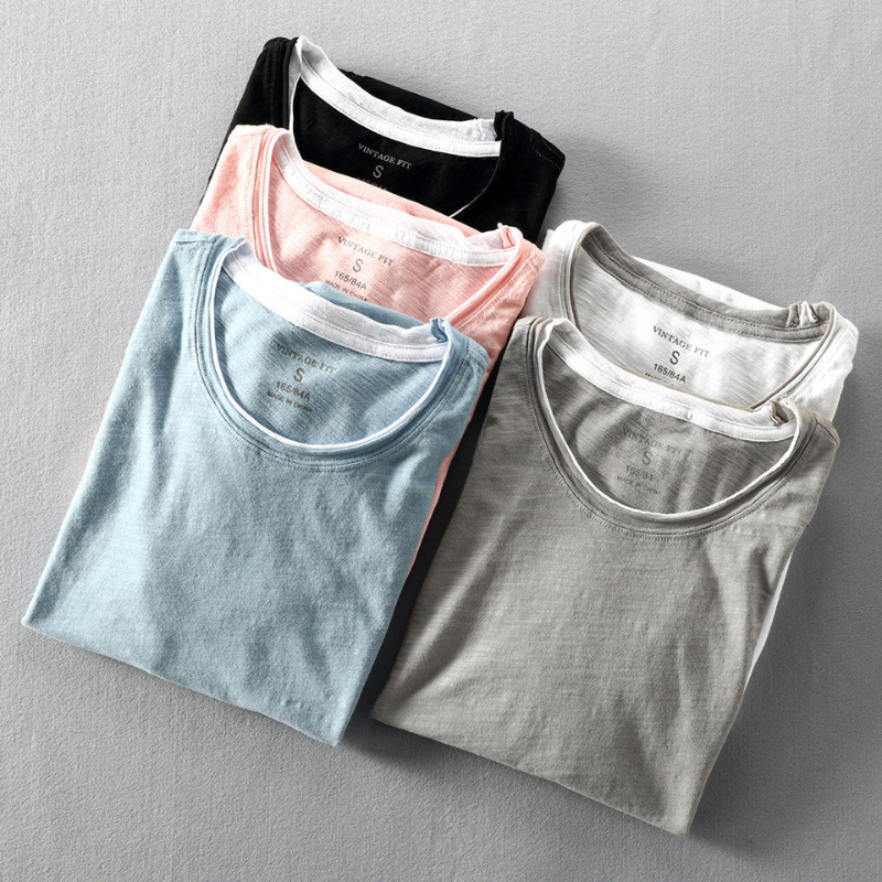 Heren Top | Slimfit | Korte Mouw | Zomer