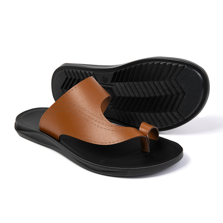 Heren Slippers | Antislip & Lichtgewicht | Comfortabele Dikke Zool | PU & Rubber