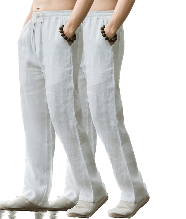 Heren Broek | Straight | Met Trekkoord | Zomer | 2-Pack