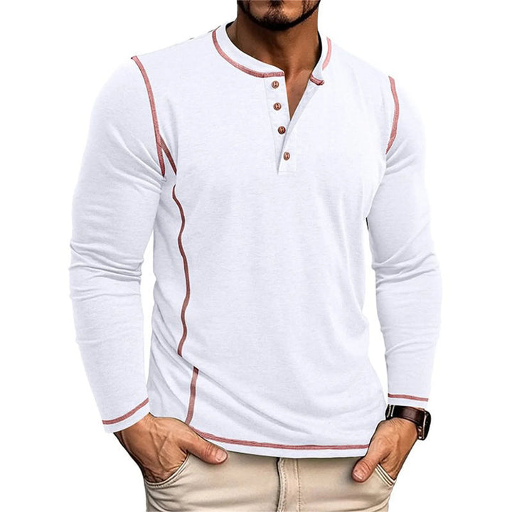 Heren Shirt | Slimfit | Lange Mouw Met Knoopjes | Herfst