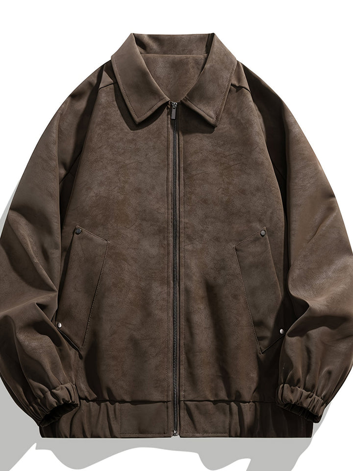 Heren Jas | Vintage | Met Rits | Zomer
