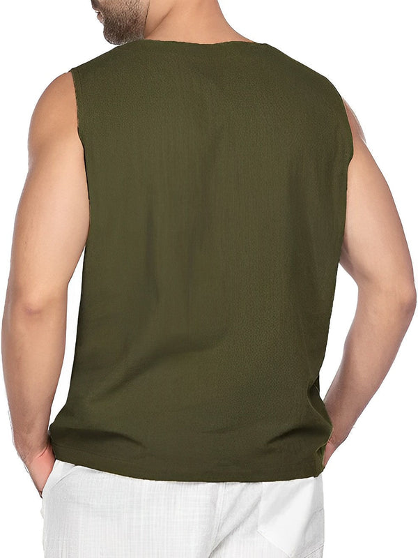 Heren Tanktop | Straight | Vetersluiting | Zomer
