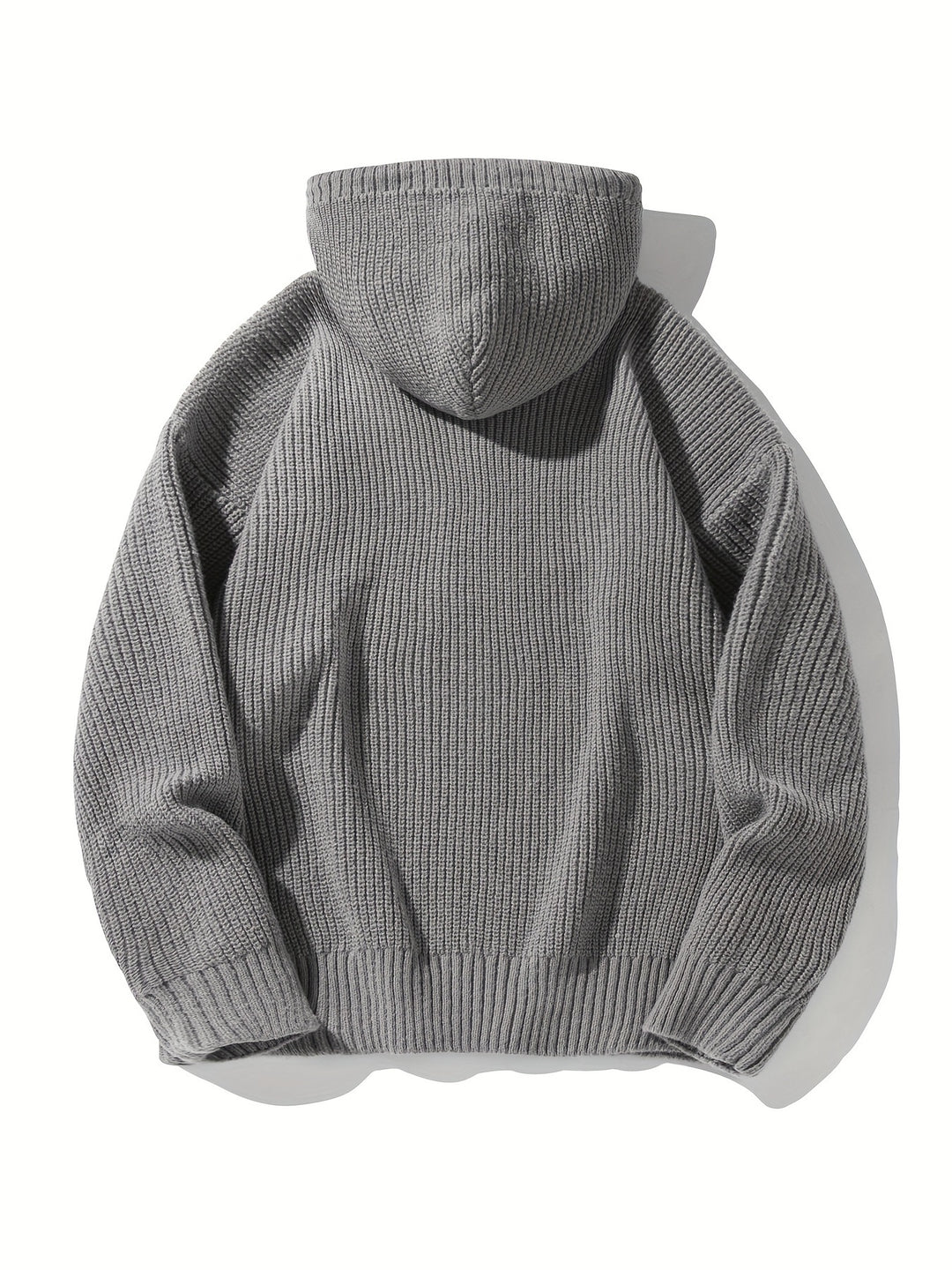 Heren Gebreide Hoodie | Retro Stijl & Comfortabel | Met Zakken | Lente/Herfst