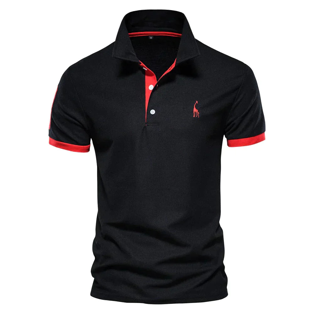 Heren Polo T-Shirt | Korte Mouwen & Kraag | Casual Zomer Polo | Katoen & Polyester