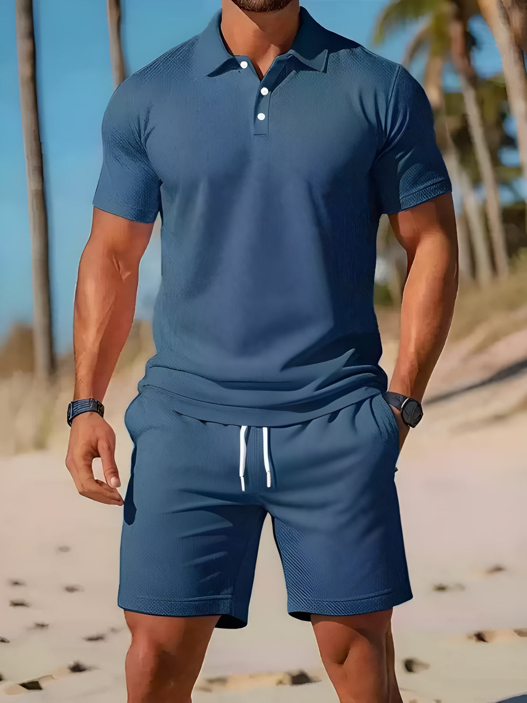 Heren Zomersport Set | Lichtgewicht & Casual | Stijlvol & Comfortabel
