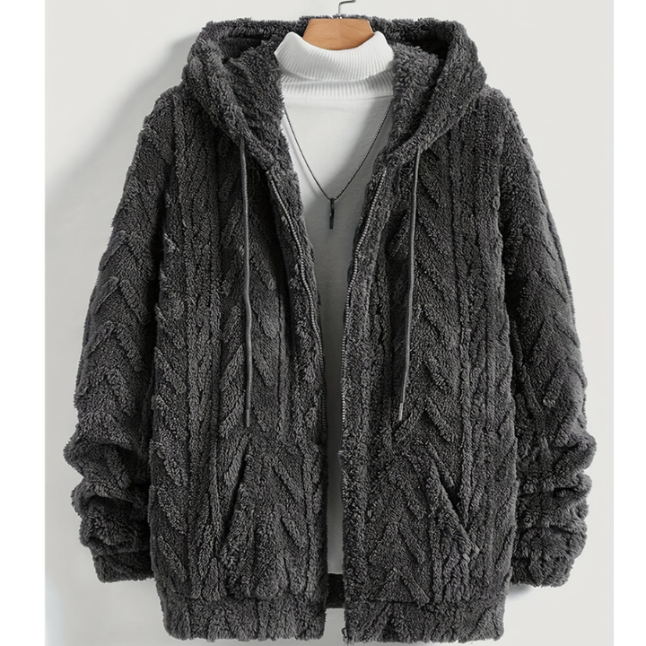 Winterjas Heren | Hooded Cardigan Jas | Warm & Trendy Design