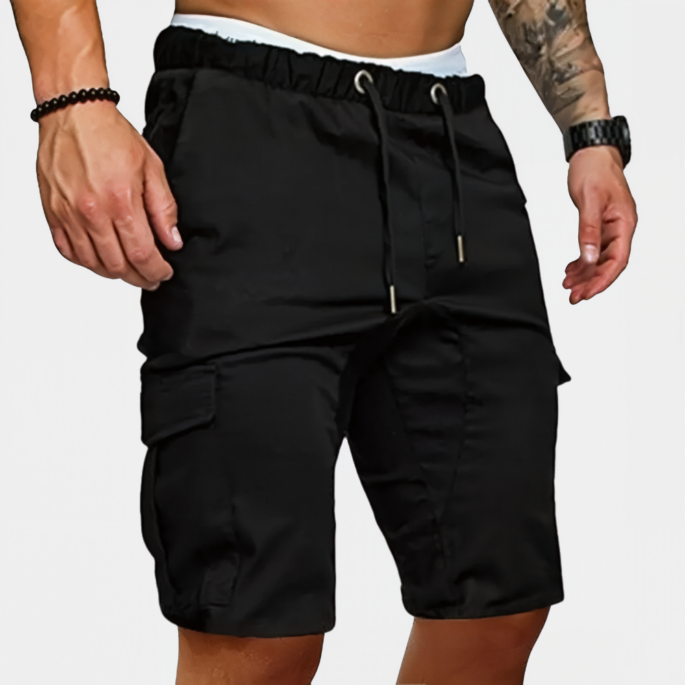 Heren Cargo Short | Straight | Trekkoord | Zomer