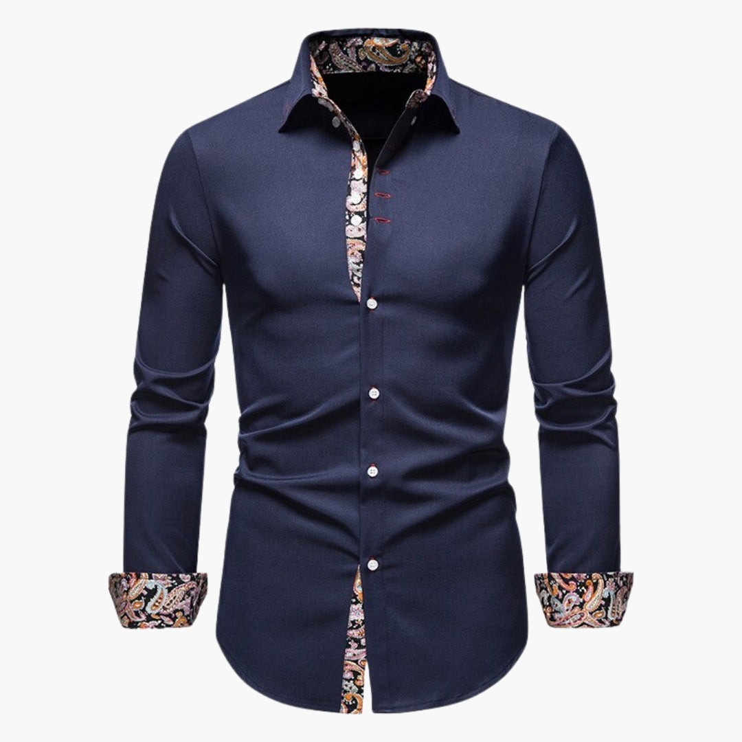 Heren Shirt | Slimfit | Met Knoopjes | Lente