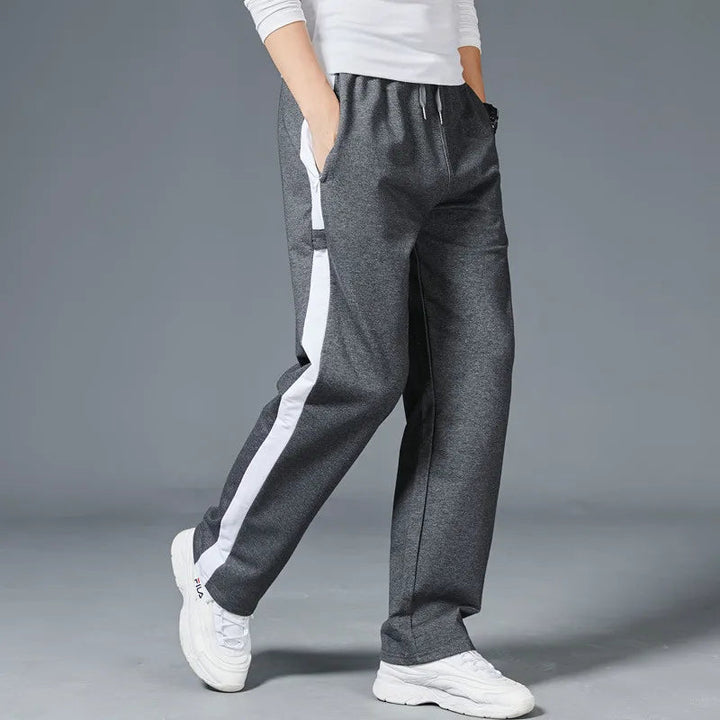 Joggingbroek heren | Straight leg | Met Ritszakken | Winter