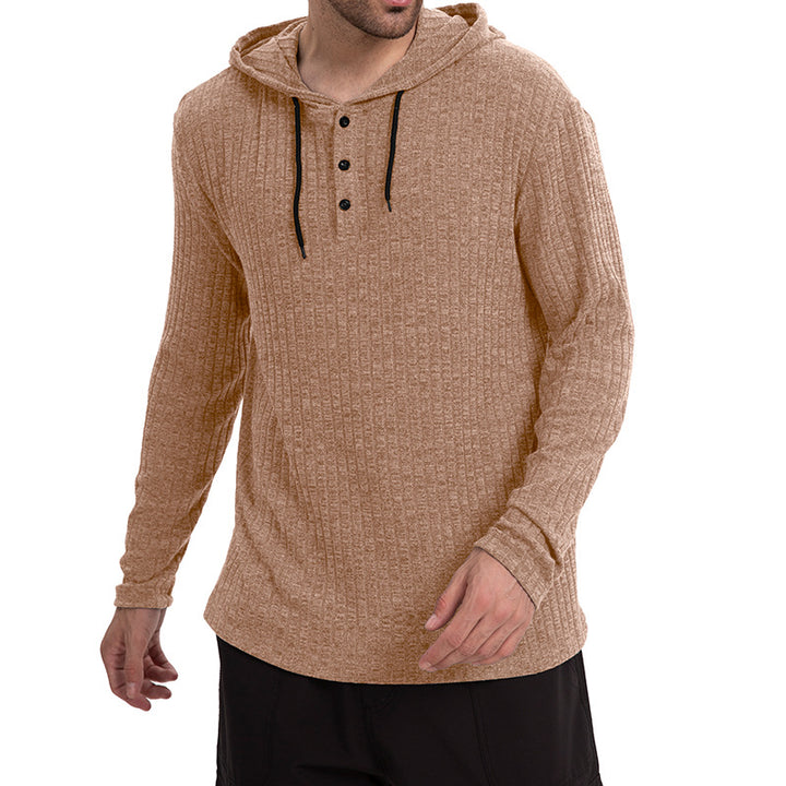 Heren Overhemd | Stretch & Kleurblokken | Capuchon & Knoopdetail | Casual & Sportief