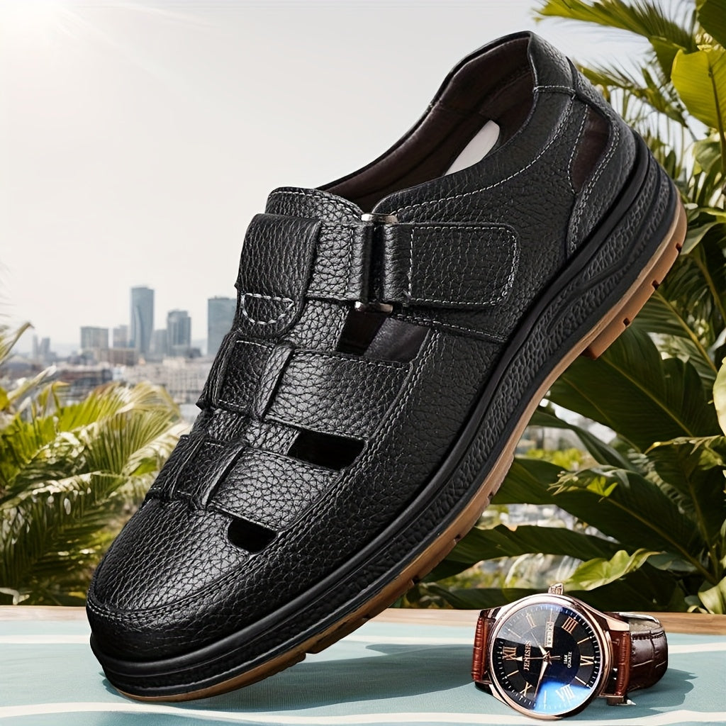 Heren Sandalen | Ademend & Antigeur | Comfortabel & Duurzaam | Runderleer Bovenwerk