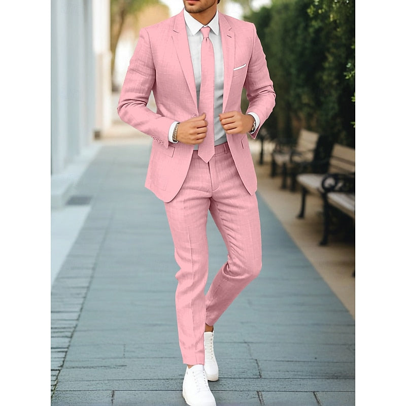 Heren Pak | 2-Delige Set & Slim Fit | Zakelijke Look