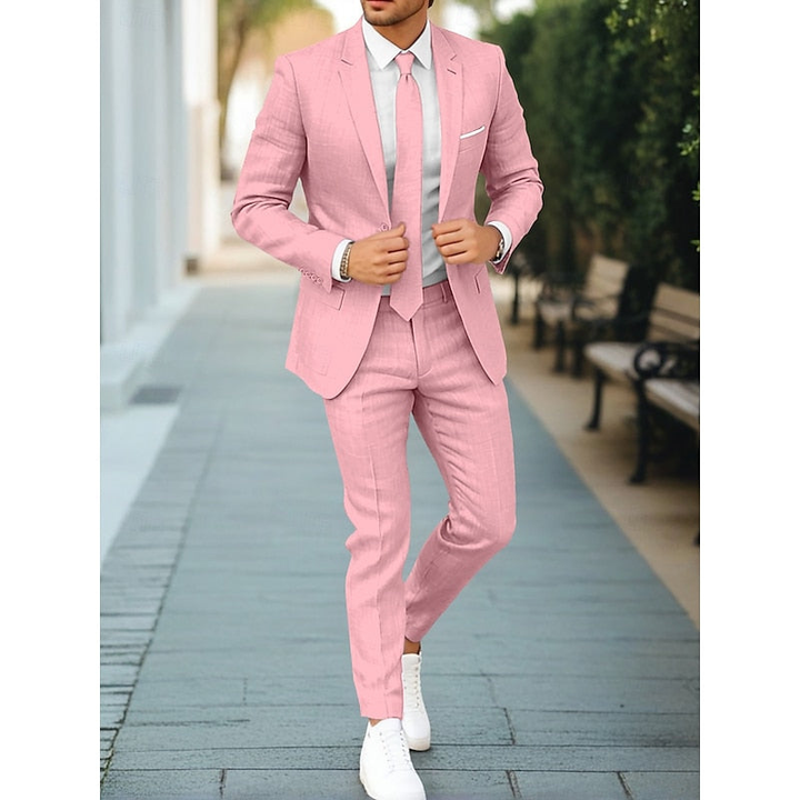 Heren Pak | 2-Delige Set & Slim Fit | Zakelijke Look