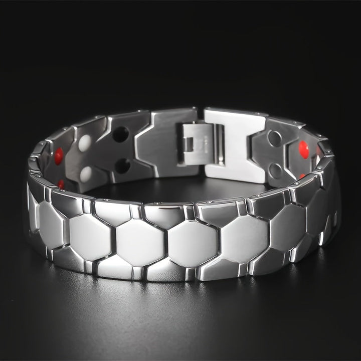 Heren Armband | Titanium Staal | Waterdicht & Verstelbaar | Stijlvol Design